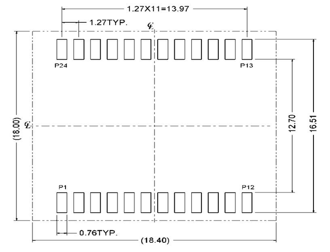 L22N004-3 5G Base –T Single Port LAN Filter Transformer Meet IEEE802.3 bt type3 standard 3