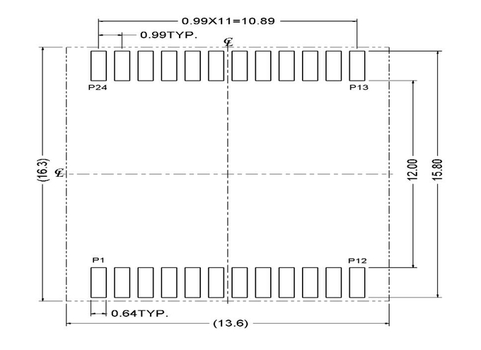 L22N005-0 Single Port 10G Base –T Ethernet Magnetic Transformer Modules 3