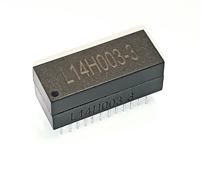 L14H003-3 2.5G Base –T LAN Filter Dual Ports PoE_30/60W Ethernet Transformer 0