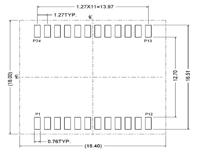 UDE L22T006-B Single Port Transformer Modules 2.5G Base –T LAN Filter PoE 30/60W Hi-pot 4KV/DC 3