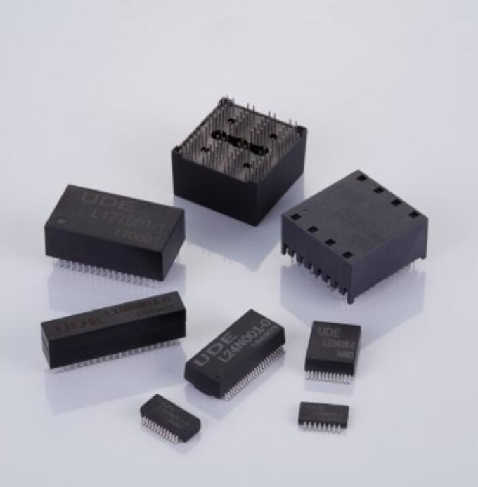 UDE L22T008-4 Single Port 1000 Base –T Ethernet Magnetic Transformers LAN Filter PoE_90W 0