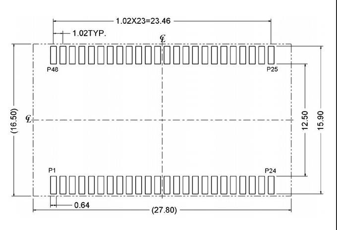 UDE L24T005-3 Dual Port 2.5G Base –T Lan Filter Magnetic Transformer Meet IEEE802.3bt type3 standard 3