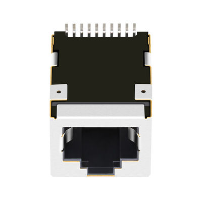 千兆-Rj45 连接器-10/100/1000mbps 自适应 带屏蔽-无灯-开口上 LPJG19801DNL